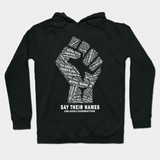 Black Lives Matter: Say Their Names Hoodie